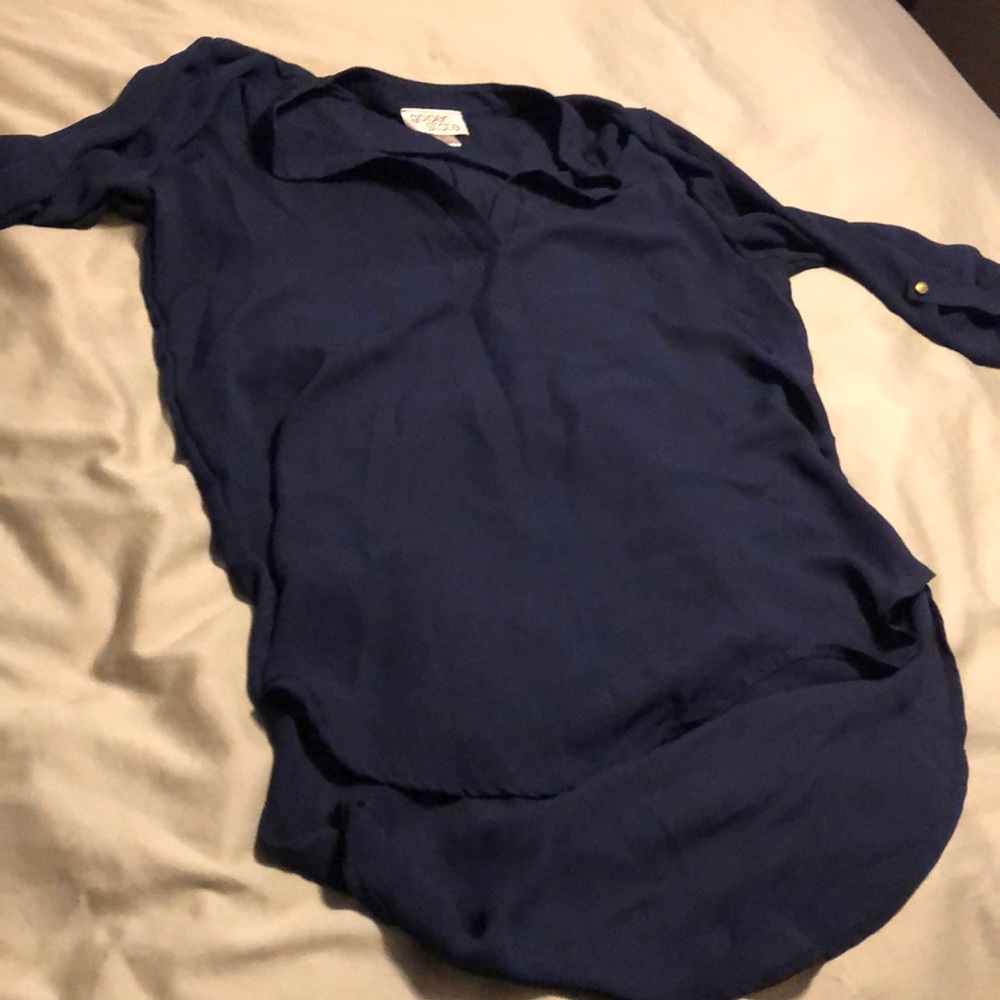 Navy blue blouse